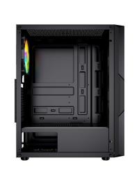 GAMEBOOSTER GB-PW908B 650W USB 3.0, ATX Mesh, Fixed 4xRGB Fan, Siyah Kasa  - 6
